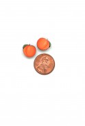 Peach Stud Earrings